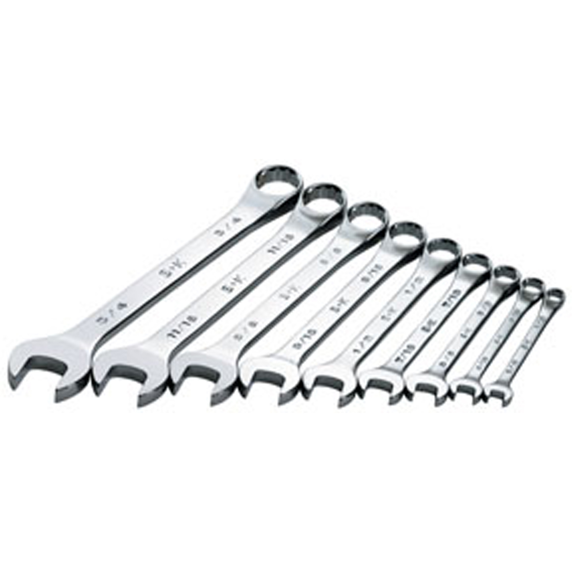SK Hand Tool 86011 WRENCH SET, COMBINATIONINATION, SAE Tool Discounter