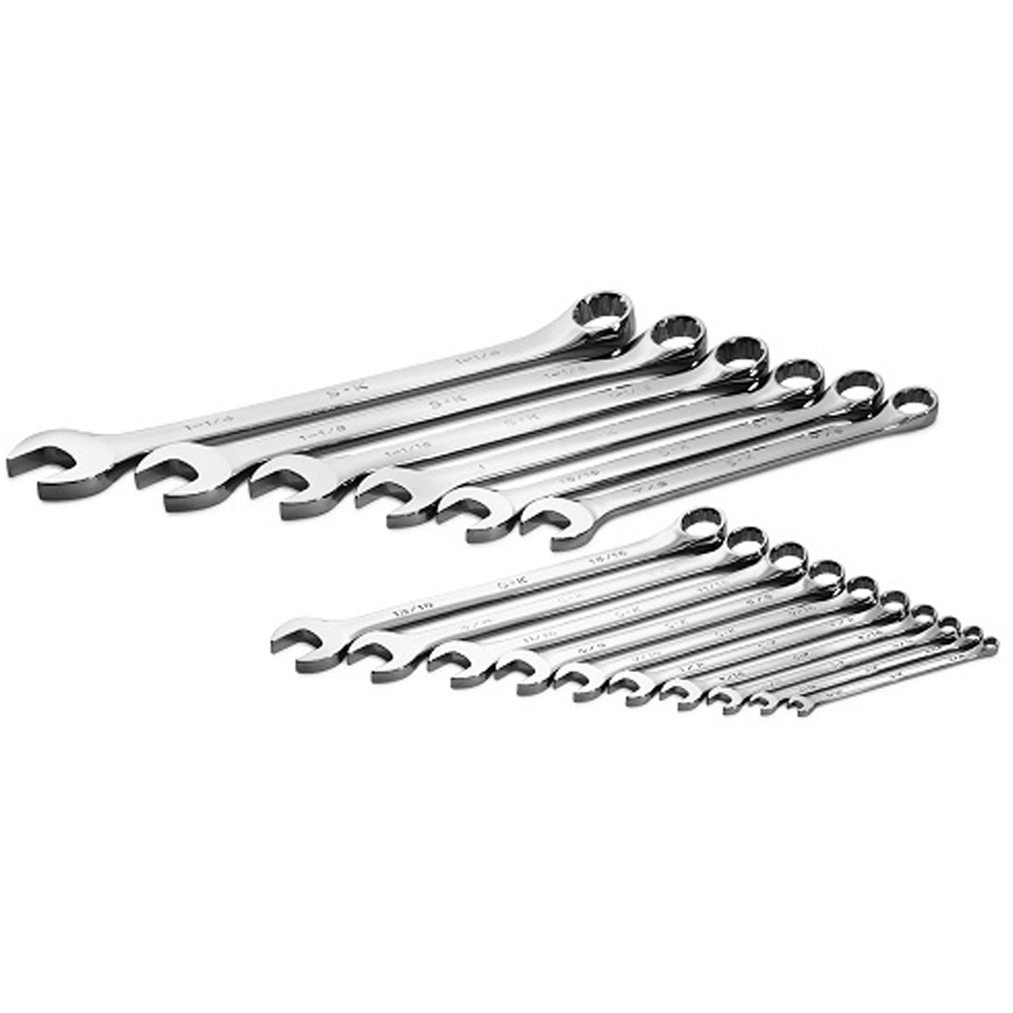 SK Hand Tool 86018 Wrench Set, Combinationination, SAE ToolDiscounter