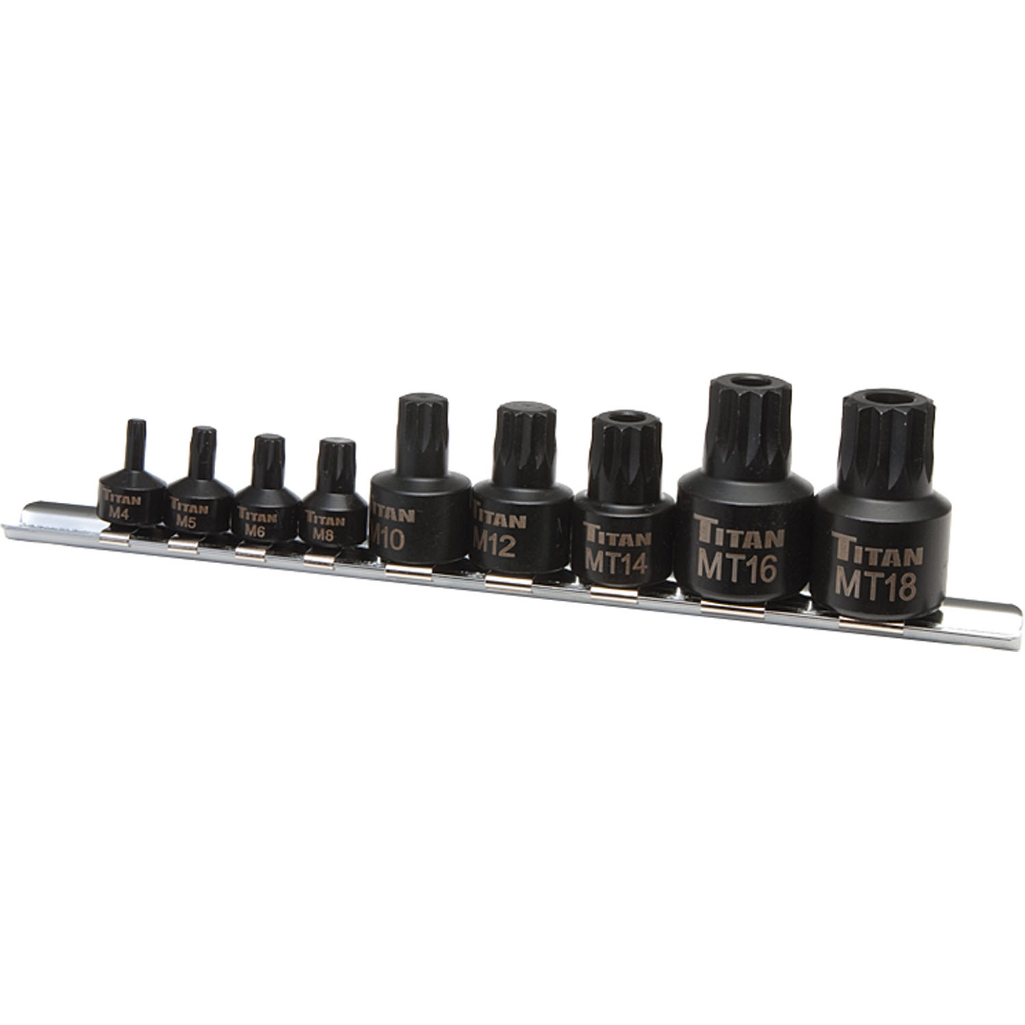 K★ Titan 16138 Stubby xzn Triple Square Bits | ToolDiscounter